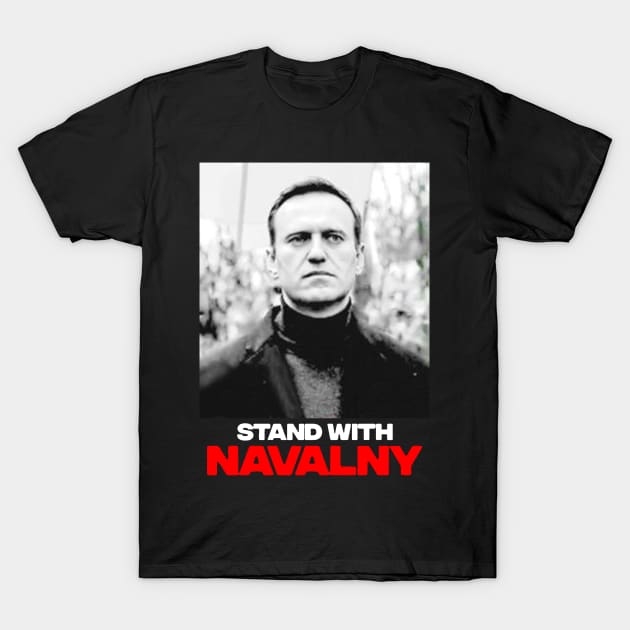 Stand With Navalny T-Shirt by gulymaiden